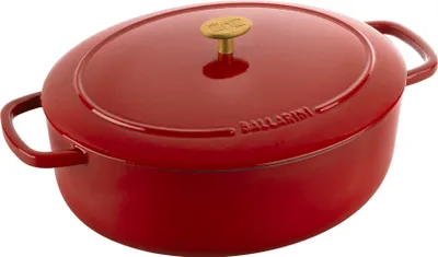 Zdjęcie produktu dla Ballarini - Garnek żeliwny owalny Bellamonte 6,5L Czerwony