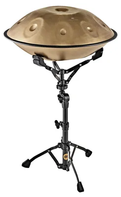 Produktbild von Sonic Energy Handpan Ständer Klein – Zubehör für Handpans und Steel Tongue Drums – Höhenverstellbar bis 27" / 70 cm – Pulverbeschichteter Stahl