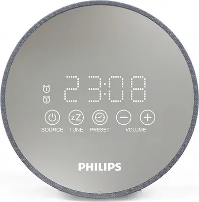 Image de Philips TADR402/12 - Radio-réveil - Argent/Gris