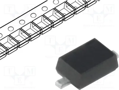 Produktbild von 20x Diode: Gleichrichterdiode Schottky 6ns 30V 0,2A SMD SOD323F BAT54WS Schottkydi