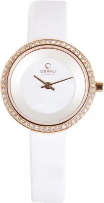 Image de Montre Obaku pour femme, blanche, Obaku-V146LVWRW1