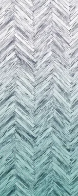 Zdjęcie produktu dla Sanders & Sanders fototapeta panel w jodełkę niebieskim 100 x 250 cm