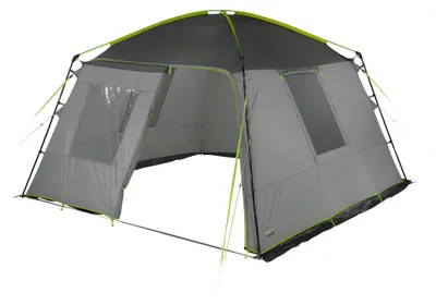 Produktbild von High Peak Cabana, Camping, Festrahmen, Gruppenzelt, 9,5 kg, Grau, Hellgrau, Limette