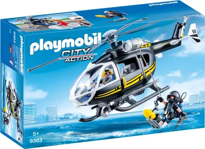Produktbild von PLAYMOBIL 9363 SEK-Helikopter