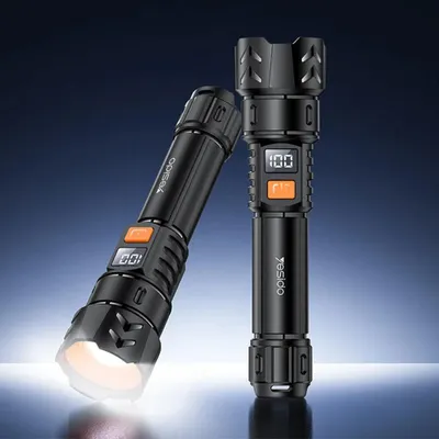 Productafbeelding van Yesido TC10 Oplaadbare LED-zaklamp - Zwart