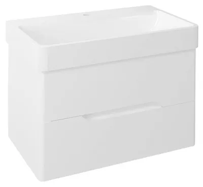 Produktbild von Sapho MEDIENA Unterschrank 76x51x48,5cm, Weiß matt / Weiß matt