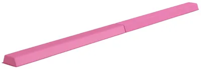 Image de 236 cm Poutre d'équilibre pliable, portable Poutre de gymnastique, antidérapante Balance Beam, Poutre de gymnastique et d'équilibre jusqu'à 80 kg, pour enfants à partir de 3 ans, Intérieur & Extérieur, Rouge clair