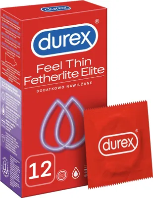 Produktbild von Durex Feel Thin Extra Lubricated Kondome 12 Stck