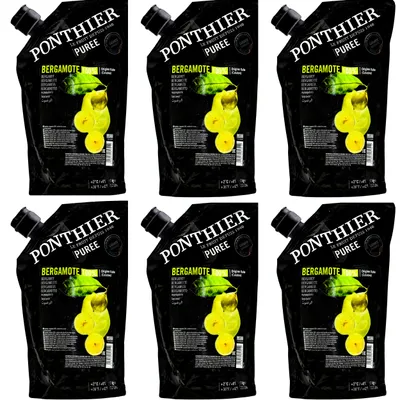 Produktbild von Ponthier BERGAMOTTEN PÜREE Zitrus-Frucht-Püree 6x 1KG