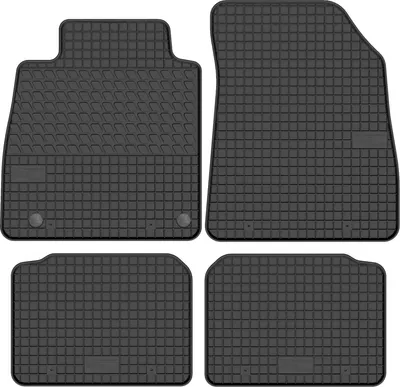 Imagen del producto de Alfombrillas de goma para Nissan Micra K14 desde 2017 (hatchback) – juego de 4 piezas, negras, a medida
