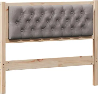 Produktbild von vidaXL Kopfteil Sonstiges Braun und Taupe 100 cm Massivholz Kiefer