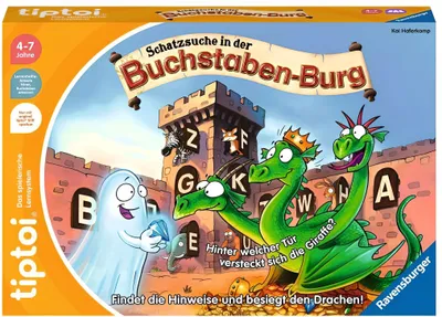 Image de Chasse au trésor dans le château de lettres Ravensburger 00124