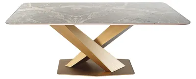 Obrázek produktu pro Béžový kuchyňský stůl Designový jídelní stůl Stylový nábytek do jídelny