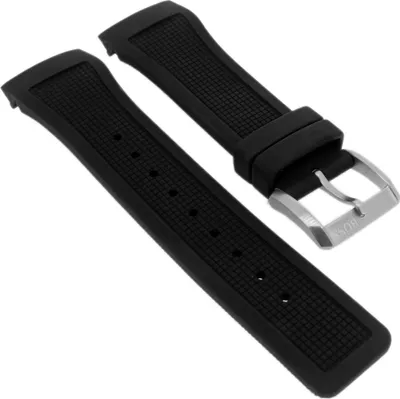 Produktbild von Hugo Boss Uhrenarmband | Kautschuk schwarz | für Herrenuhr 1512660