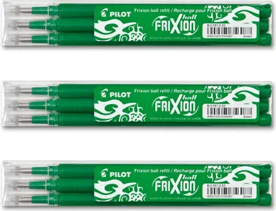 Produktbild von Pilot Frixion Ball Ersatzminen 0.7 grün - 9er-Set