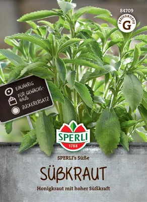 Produktbild von SPERLI Süßkrautsamen Süße Stevia rebaudiana 8 Pflanzen