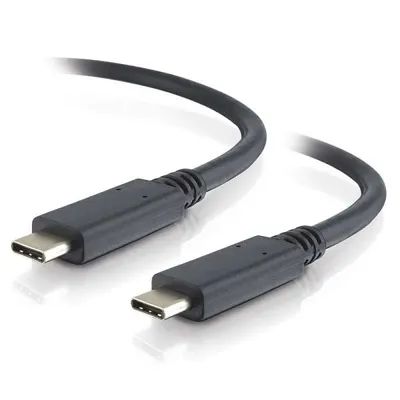 Obrázek produktu pro C2G 88848, 1 m, USB C, USB C, USB 3.2 Gen 2 (3.1 Gen 2), Samec/samec, Černá