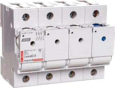 Immagine prodotto di Fusibile sezionatore 3P+N 63A D02 R313 MAKS /senza inserti/ 606719