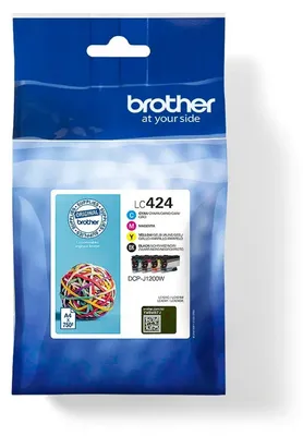 Productafbeelding van Brother® LC424VAL Originele Brother inktpatronen multipack, zwart, cyaan, magenta, geel (LC-424VAL)