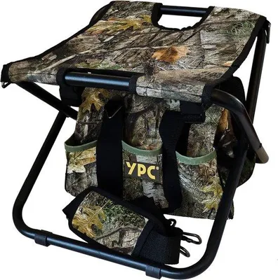 Produktbild von Famanu Klappstuhl mit Tragetasche - Camouflage-Schwarz