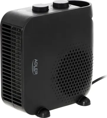 Image de Adler AD7725B Aérotherme, air chaud/froid, 2 niveaux de puissance, thermostat d'ambiance, portable Noir