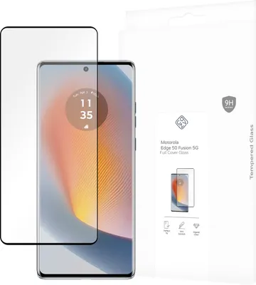 Produktbild von Schutzfolie Motorola Edge 50 Fusion 5G - Panzerglas - Cazy - Schwarz