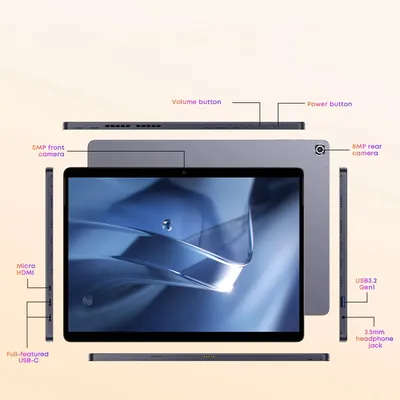 Produktbild von Tablet CHUWI Hi10 Max - Procesorem Intel N100 Quad Core 12.96" Displejem 12GB+512GB Windows 11 Baterií 4800mAh Včetně Dalšího Stylusu HiPen H7/H8 - Še