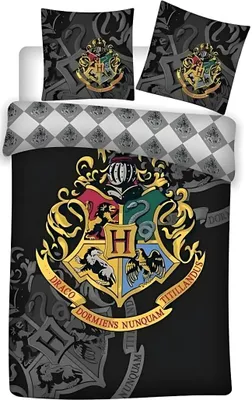Immagine prodotto di Biancheria da letto Harry Potter - 1 copripiumino 140 x 200 cm + 1 federa 63 x 63 cm (Biancheria da letto Harry Potter - B)