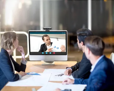 Produktbild von 1080P Full HD Webcam mit Autofokus, Weitwinkel und Rauschunterdrückenden Mikrofonen für Videokonferenzen
