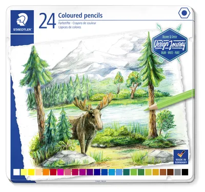 Produktbild von STAEDTLER 146C Farbstift Metalletui mit 24 Farbstiften Farben