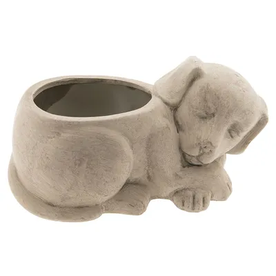 Produktbild von Clayre & Eef Blumentopf Indoor 29*17*15 cm Grau Braun