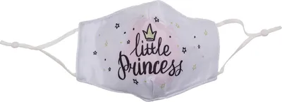 Produktbild von Mund-Nasen-Maske 3lagig »Fancy« KIDS Gesichtsmaske Waschbar Schutz Behelfsmaske »Little Princess«