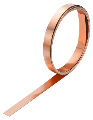 Kupferfolie 0,1 mm, 2,5 m x 0,5 cm, 99,9 % für DIY-Projekte