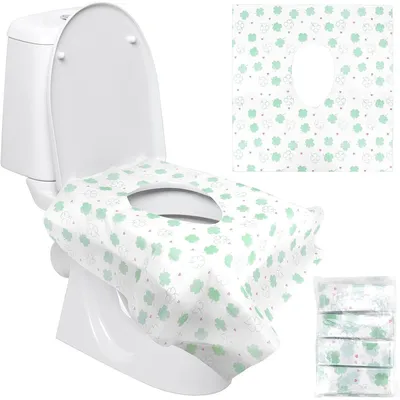 Produktbild von Einweg Toilettensitzbezüge für Kinder, XL, 20 Stück, 60 x 65 cm