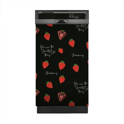 Produktbild von Magnete Dekorative 45x70 cm Küche Magnetmatte Spülmaschine - Süße Erdbeere