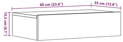 Obrázek produktu pro vidaXL Noční stolek Artisan dub 60x35 cm materiál na bázi dřeva