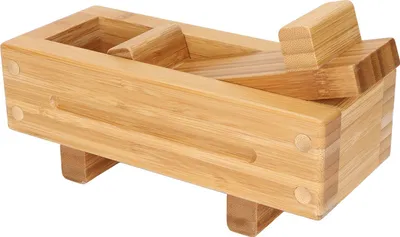 Obrázek produktu pro Dřevěná sushi lisovací forma DIY obdélníková přenosná rýžová forma bez zápachu pro vaření