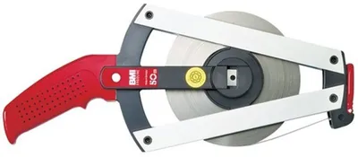 Immagine prodotto di BMI metro a nastro ERGOLINE L.30m larghezza nastro 13mm Bcm EG II Alu.giallo fibra di vetro - 320031030BF