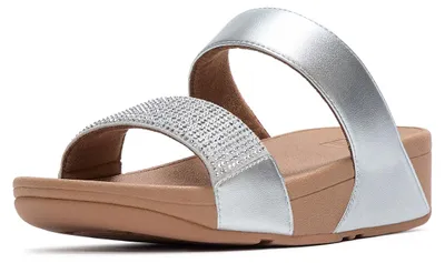 Produktbild von FITFLOP FitFlop Lulu Damen-Sandalen – Silber – mit Glitzer und Strasssteinen  42