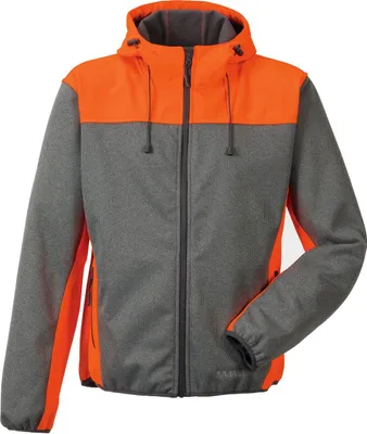 Produktbild von Größe XXL Planam Outdoor Kontrast Softshelljacke grau orange Modell 3732