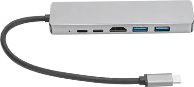 Obrázok produktu pre dokovacia stanica 6v1 TypeC na multimediálne rozhranie s vysokým rozlíšením /87WPd RJ45 USB3.1 4K Adaptér pre dokovaciu stanicu
