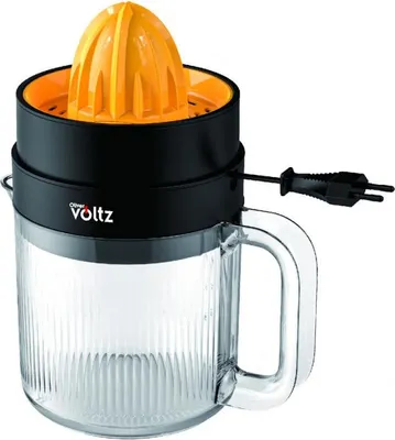 Obrázok produktu pre Lis na citrusy Oliver Voltz OV51164A, 30 W, 1,2 l, obojsmerný pohyb, 2 kužele, čierna/oranžová