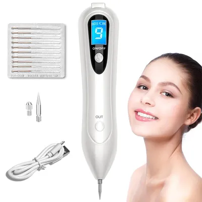 Produktbild von Plasma Pen,Plasma Hautpflege Stift, 9 Stufen, LCD Display, LED Licht, USB Ladegerät, Entfernung von Muttermalen und Warzen