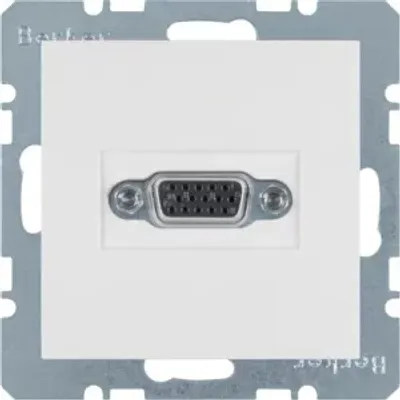 Immagine prodotto di Berker 3315401909 Presa VGA bianco polo opaco Berker S.1/B.3/B.7