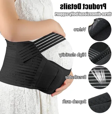 Dailygoods - Schwangerschaftsgurt 3-in-1 - Bauchstütze - Lendenstütze