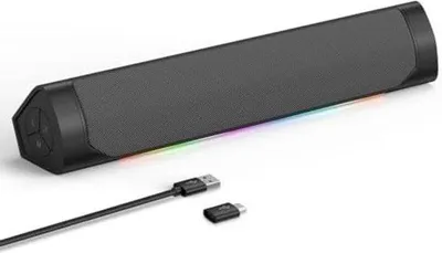 Obrázek produktu pro Kompaktní soundbar pro PC, šedý, 32 cm