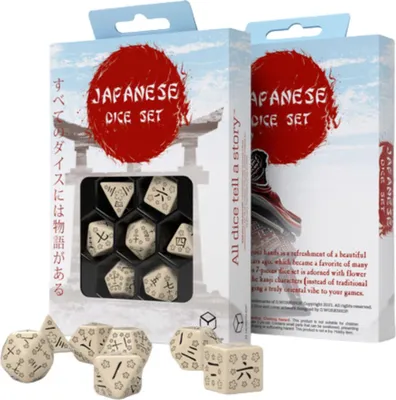 Produktbild von Japanese Dice Set Last Words Stone