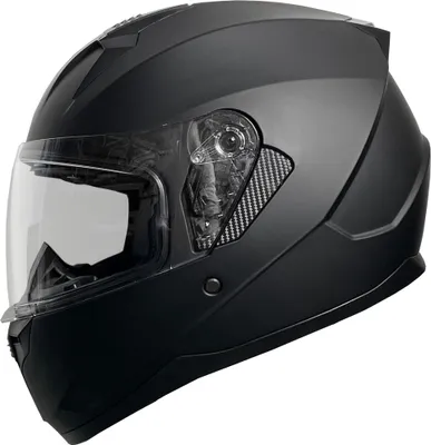 Produktbild von Integralhelm Motorradhelm Helm 67-2 Rollerhelm Gr. M Sturzhelm matt schwarz (Visier klar)