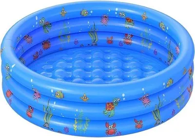 Produktbild von Famanu Kinderpool Aufblasbar - Blau
