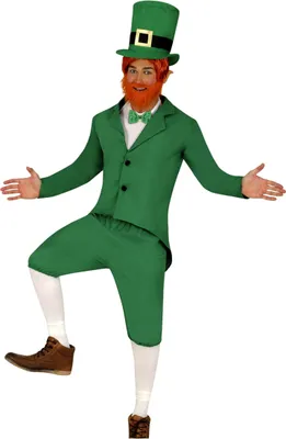 Produktbild von Leprechaun Kostüm mit Zylinder Größe: M